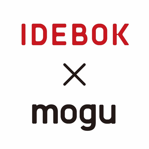 IDEBOK × moguのロゴ画像