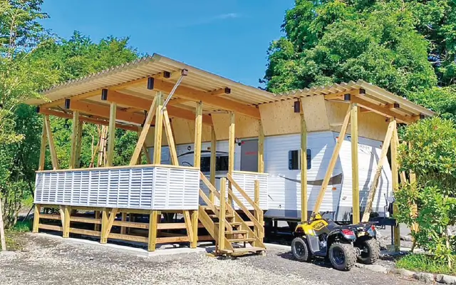 トレーラーハウスの外観画像