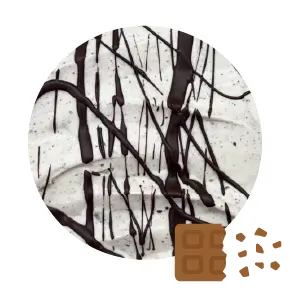 チョコチップのジェラートの画像