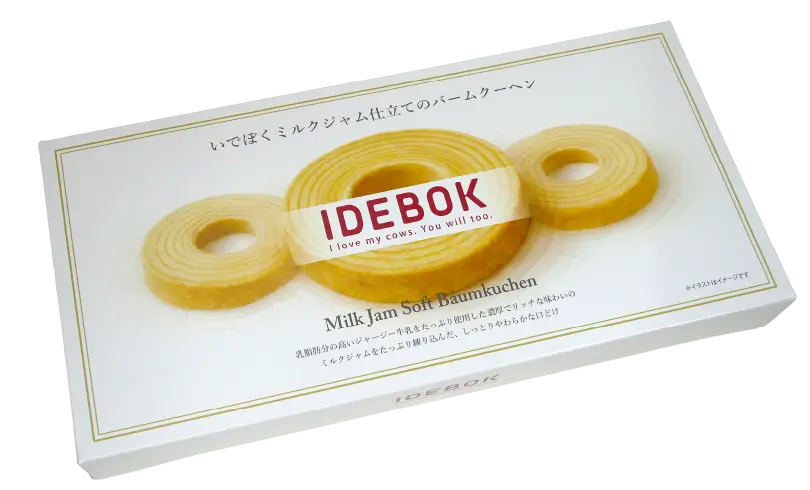 いでぼくミルクジャム仕立てのバームクーヘン　パッケージ画像